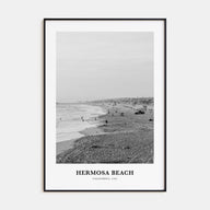 Hermosa Beach Portrait B&W No 1 Poster
