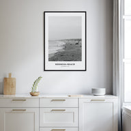 Hermosa Beach Portrait B&W No 1 Poster