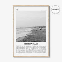 Hermosa Beach Print Black and White No 1, Hermosa Beach Wall Art, Hermosa Beach Poster, Hermosa Beach Photo, California, USA