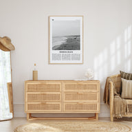 Hermosa Beach Travel B&W No 1 Poster