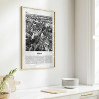 Herne Print Black and White, Herne Wall Art, Herne Poster, Herne Photo, Herne Wall Décor, Herne Map, Germany