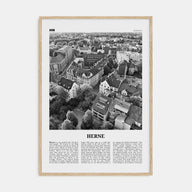 Herne Travel B&W Poster