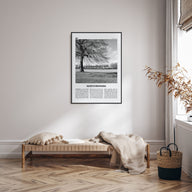 Hertfordshire Travel B&W Poster