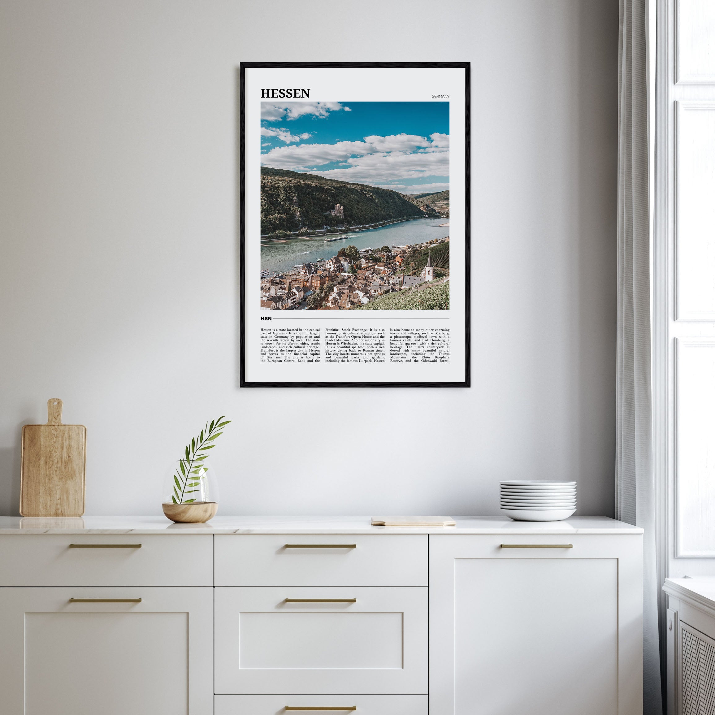 Hessen Travel Color Poster