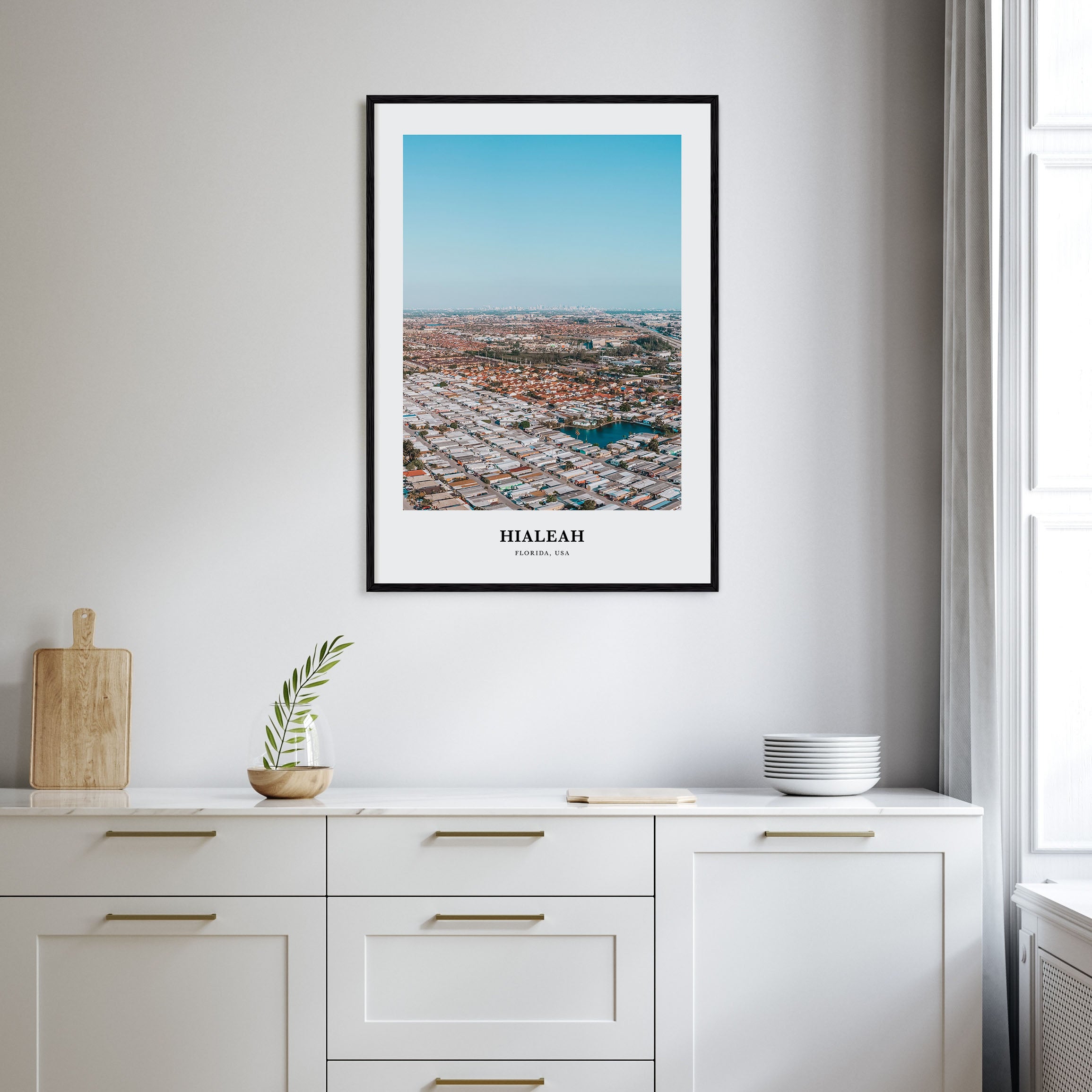 Hialeah Portrait Color Poster