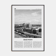 High Point Travel B&W Poster