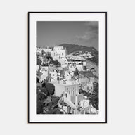 Hillside Houses Photo B&W No 1 Poster