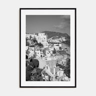 Hillside Houses Photo B&W No 1 Poster