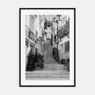 Hillside Houses Photo B&W No 2 Poster