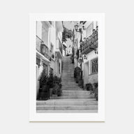 Hillside Houses Photo B&W No 2 Poster