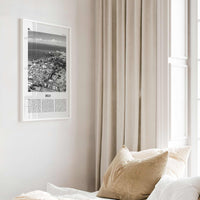 Hilo Print Black and White, Hilo Wall Art, Hilo Poster, Hilo Photo, Hilo Wall Décor, Hilo Map, Hawaii, USA