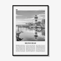 Hilton Head Island Print Black and White, Hilton Head Wall Art, Hilton Head Poster, Hilton Head Photo, Hilton Head Wall, South Carolina, USA