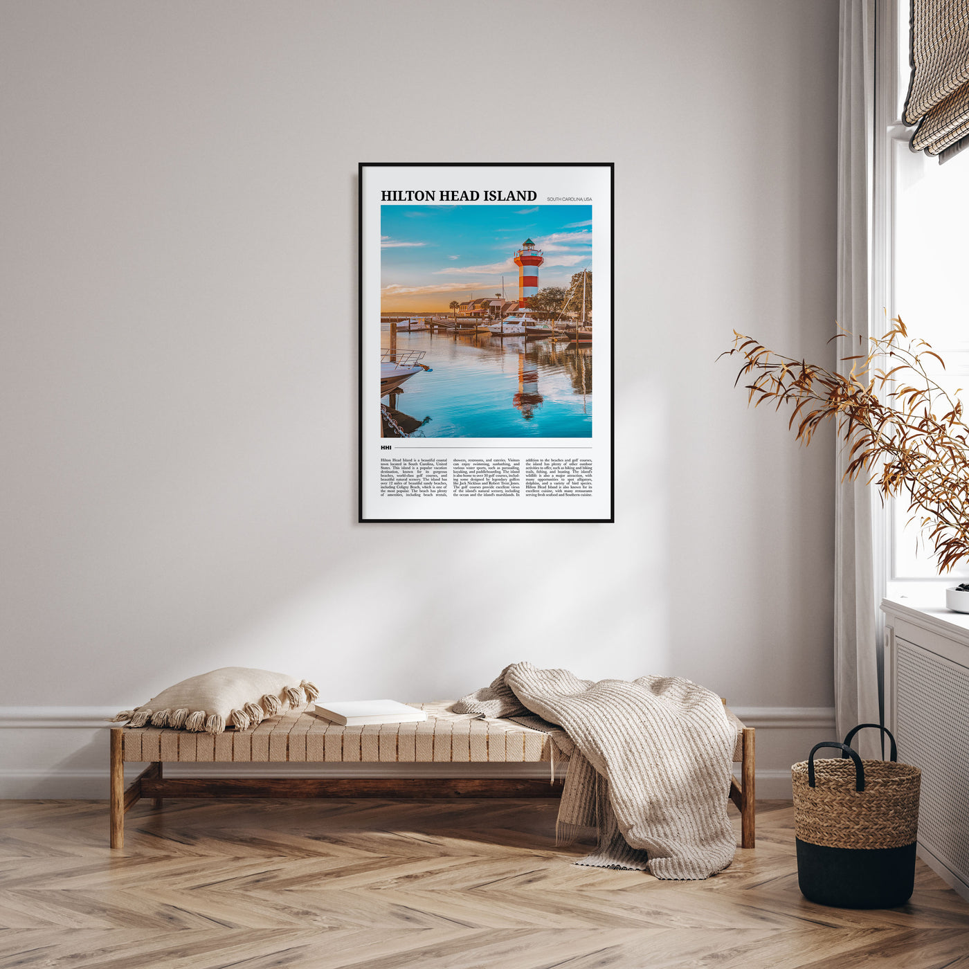 Hilton Head Island Travel Color Poster