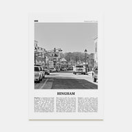 Hingham Travel B&W Poster