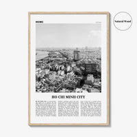 Ho Chi Minh City Print Black and White, Ho Chi Minh City Wall Art, Ho Chi Minh City Poster, Ho Chi Minh City, Vietnam, Saigon, Sài Gòn, Asia