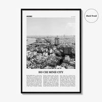 Ho Chi Minh City Print Black and White, Ho Chi Minh City Wall Art, Ho Chi Minh City Poster, Ho Chi Minh City, Vietnam, Saigon, Sài Gòn, Asia