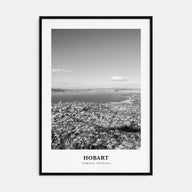 Hobart Portrait B&W Poster