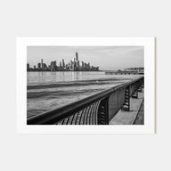 Hoboken Landscape B&W Poster