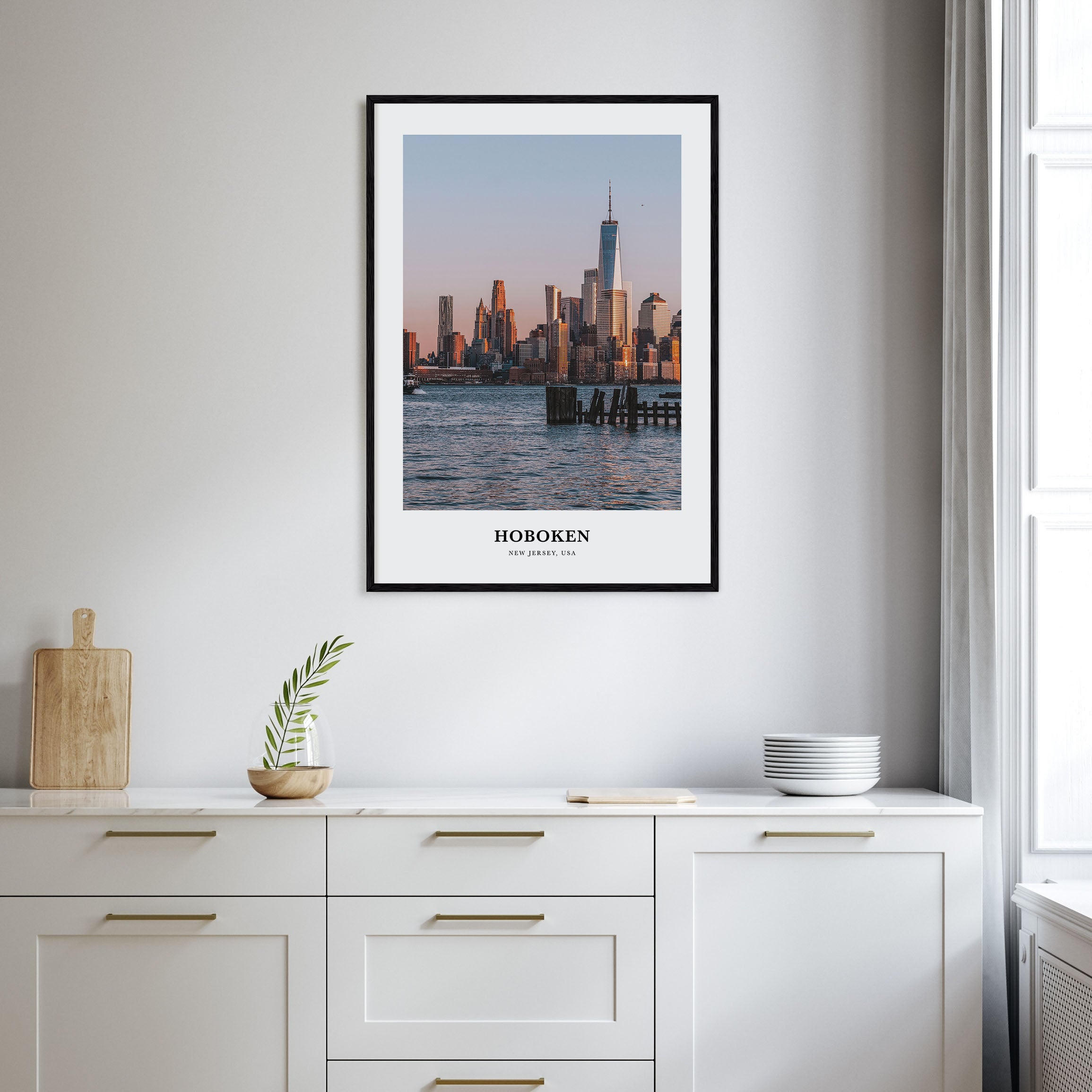 Hoboken Portrait Color Poster