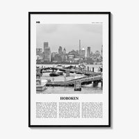 Hoboken Print Black and White No 1, Hoboken Wall Art, Hoboken Poster, Hoboken Photo, Hoboken Décor, New Jersey, USA, United States
