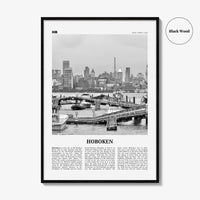 Hoboken Print Black and White No 1, Hoboken Wall Art, Hoboken Poster, Hoboken Photo, Hoboken Décor, New Jersey, USA, United States