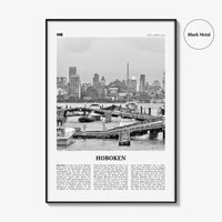 Hoboken Print Black and White No 1, Hoboken Wall Art, Hoboken Poster, Hoboken Photo, Hoboken Décor, New Jersey, USA, United States