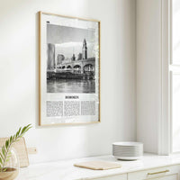 Hoboken Print Black and White No 2, Hoboken Wall Art, Hoboken Poster, Hoboken Photo, Hoboken Décor, New Jersey, USA, United States