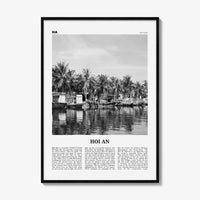 Hoi An Print Black and White, Hoi An Wall Art, Hoi An Poster, Hoi An Photo, Hoi An Wall Décor, Hoi An Map, Vietnam