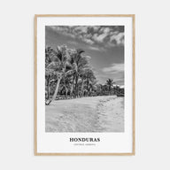 Honduras Portrait B&W Poster