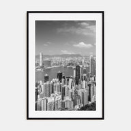 Hong Kong Photo B&W No 1 Poster