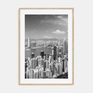 Hong Kong Photo B&W No 1 Poster