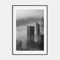 Hong Kong Photo B&W No 2 Poster