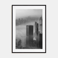 Hong Kong Photo B&W No 2 Poster