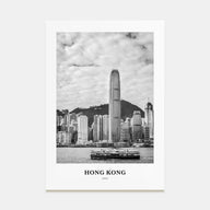Hong Kong Portrait B&W No 3 Poster