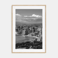 Honolulu Photo B&W No 2 Poster