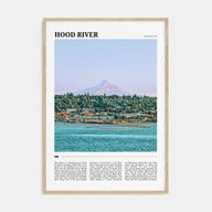 Hood River Travel Color Poster