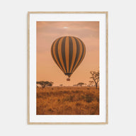 Hot Air Balloon Photo Color No 1 Poster
