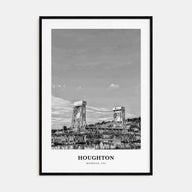 Houghton Portrait B&W Poster