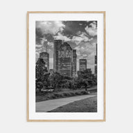 Houston Photo B&W No 2 Poster