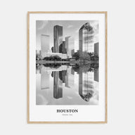 Houston Portrait B&W No 2 Poster
