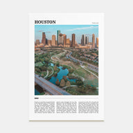 Houston Travel Color No 1 Poster