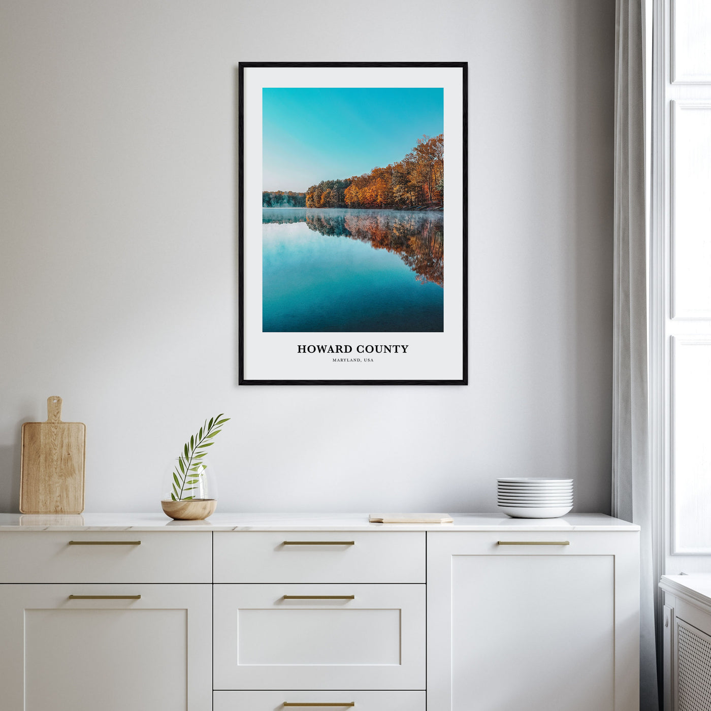 Howard County Portrait Color Poster