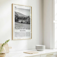 Huacachina Print Black and White, Huacachina Wall Art, Huacachina Poster, Huacachina Photo, Huacachina Wall Décor, Huacachina Map, Peru