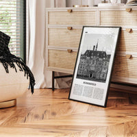 Huddersfield Print Black and White, Huddersfield Wall Art, Huddersfield Poster, Huddersfield Photo, Huddersfield Décor, Huddersfield Map