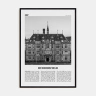 Huddersfield Travel B&W Poster