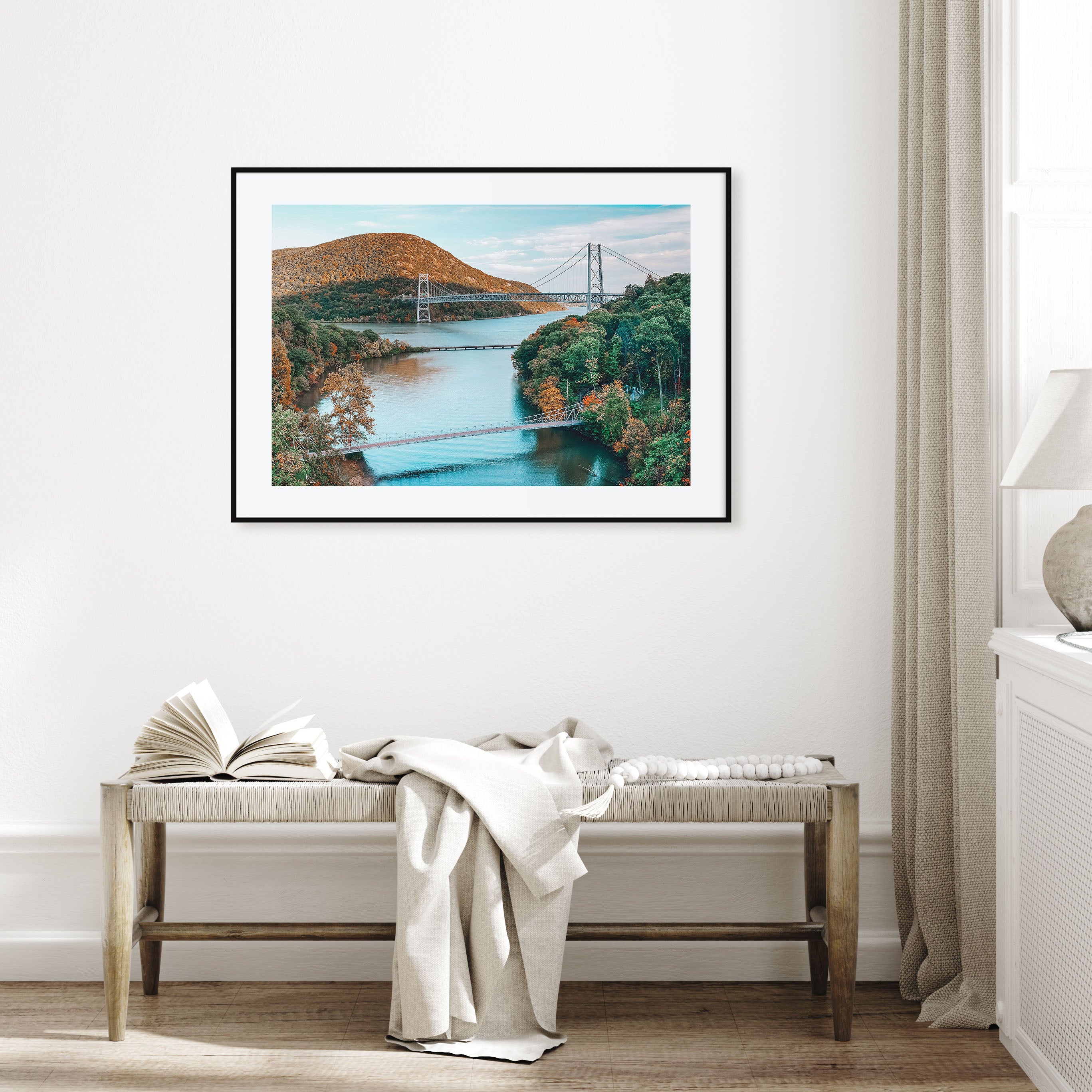 Hudson Valley Landscape Color Poster