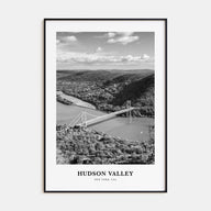 Hudson Valley Portrait B&W Poster