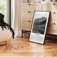 Hume Lake Print Black and White, Hume Lake Wall Art, Hume Lake Poster, Hume Lake Photo, Hume Lake Wall Décor, Hume Lake Map Poster