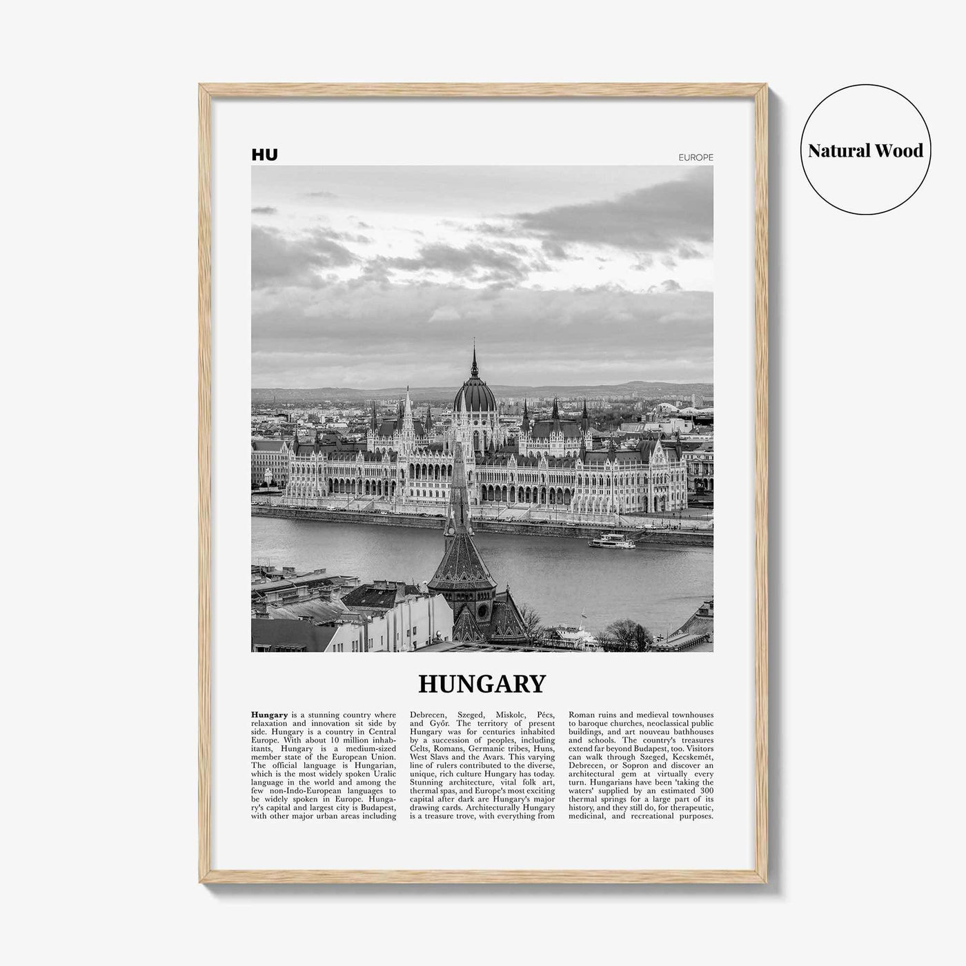 Hungary Print Black and White, Hungary Wall Art, Hungary Poster, Hungary Photo, Hungary Wall Decor, Magyarország, Budapest, Europe