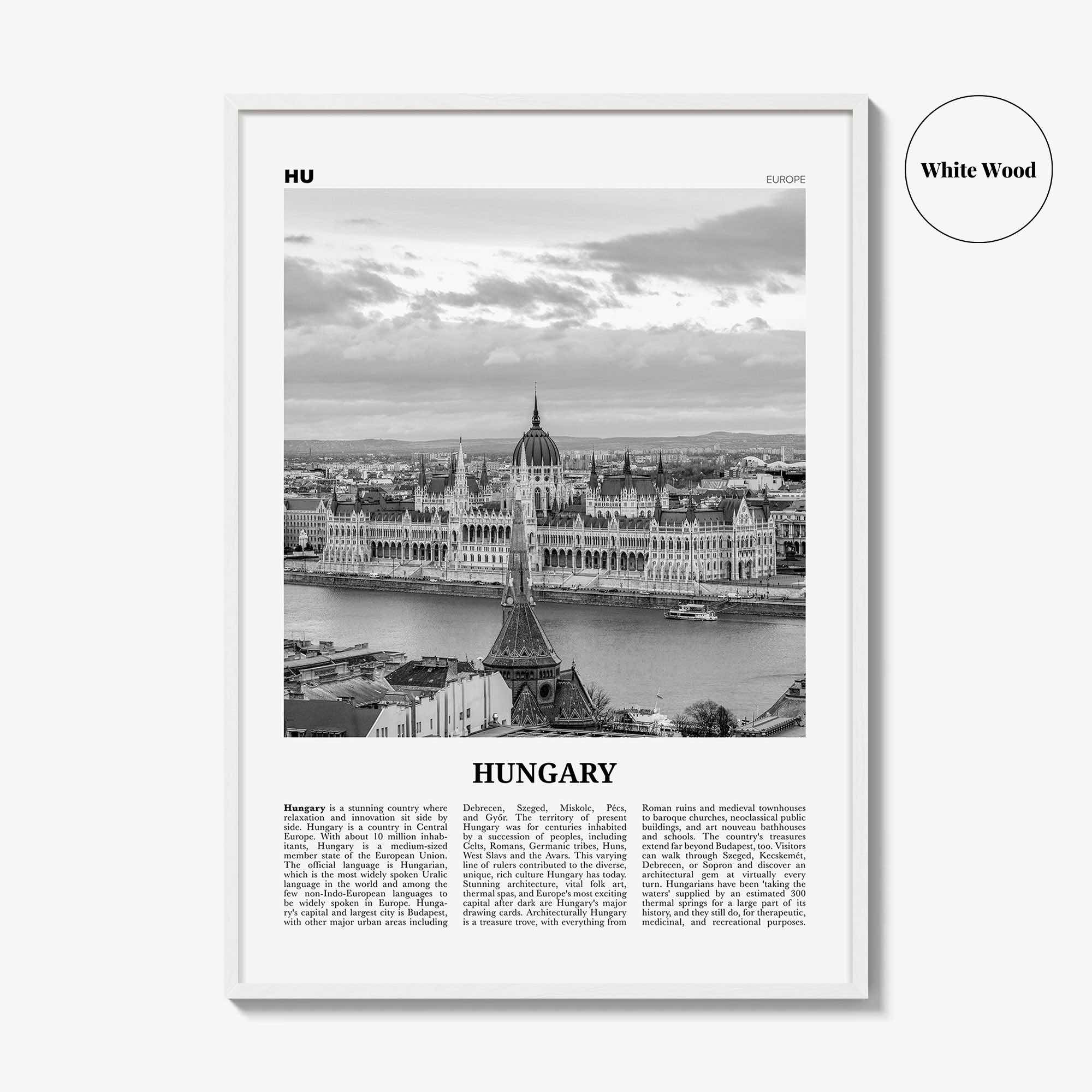 Hungary Print Black and White, Hungary Wall Art, Hungary Poster, Hungary Photo, Hungary Wall Decor, Magyarország, Budapest, Europe